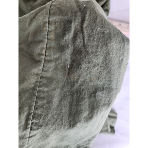 Free People FP Women'S 10 Menorca Green High Rise Waisted Crop Pants Flare Leg - Picture 6 of 9